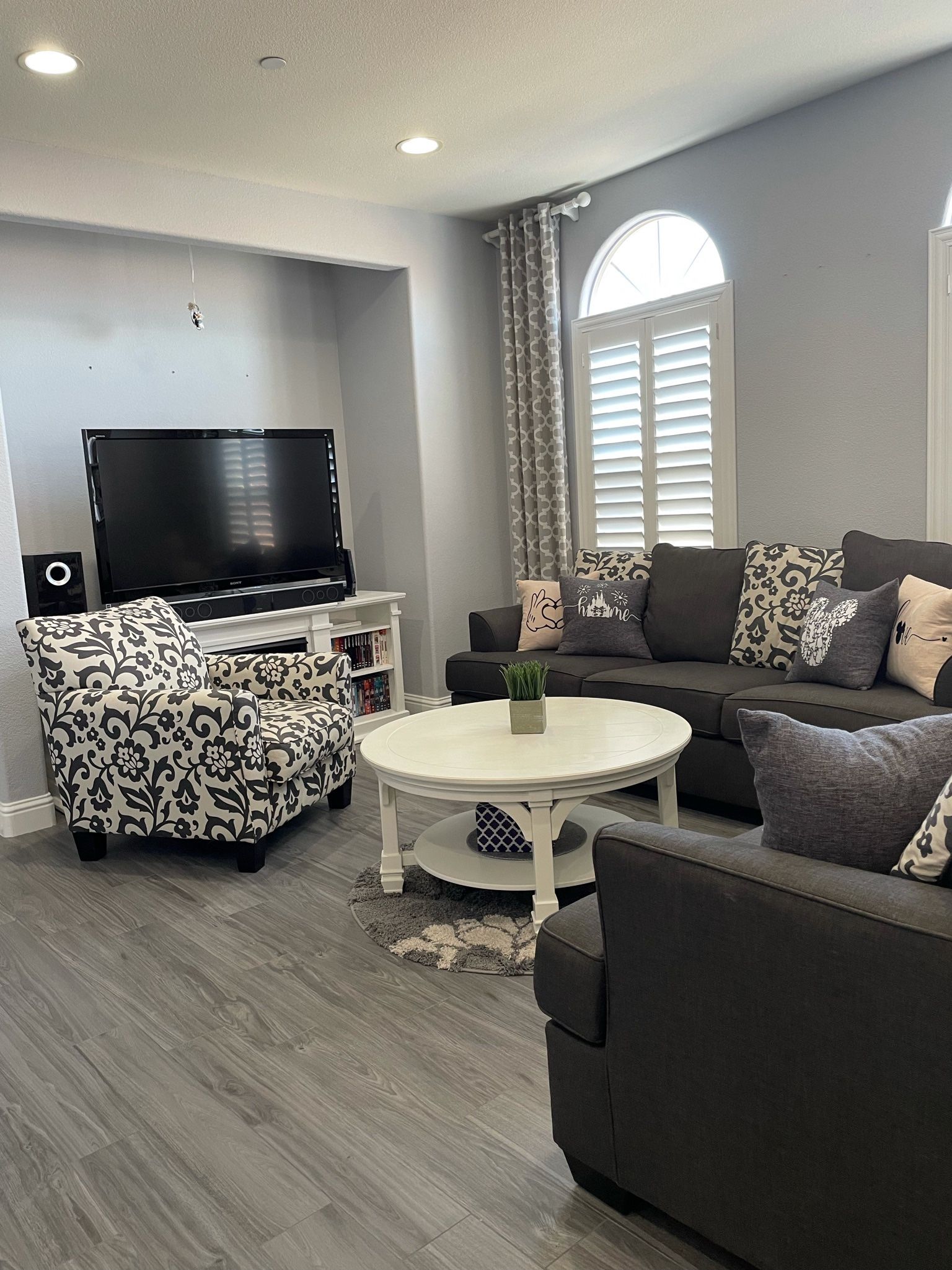 Grey 3 Piece Sofa / Couch Set
