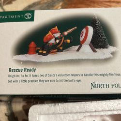 Dept 56 North Pole Series. Rescue Ready.