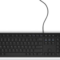 Dell Wired Keyboard - Black KB216