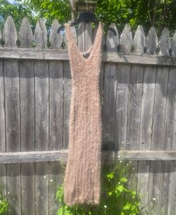 Fuzzy Knit Maxi Dress Size s