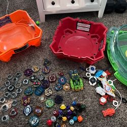 Beyblades And Arenas