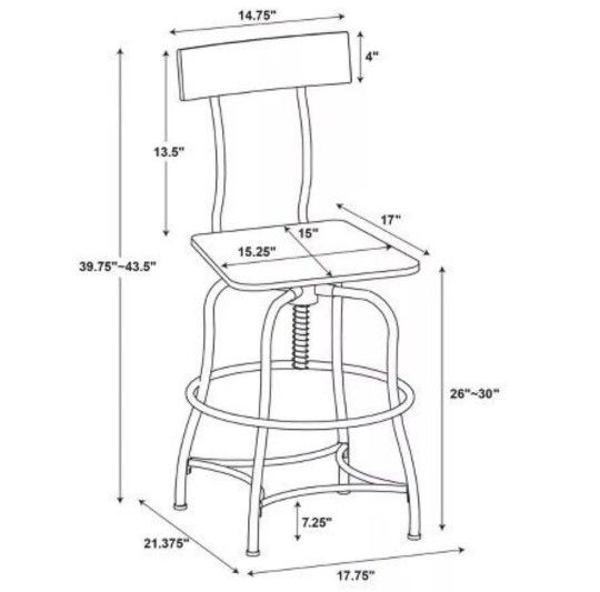 Free Delivery Two Matching  Cast Iron N Wooden Oak Stools 