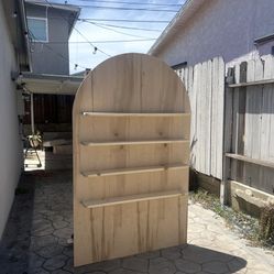 Wood Arch Display