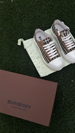 Burberry Check Low-Top Sneakers