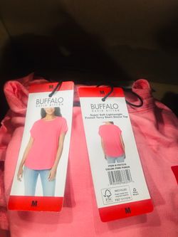 Buffalo Pink Short Sleeve Tops M,L and XL NWT