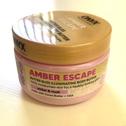 ONYX AMBER AND MUSK BODY BUTTER / NEW 