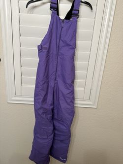 Columbia Like New Girls Snow Bib Size 14-16
