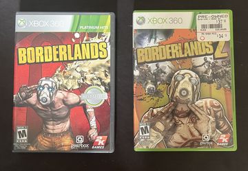 Borderlands 1 & 2 XBOX 360 Tested And Working Perfectly