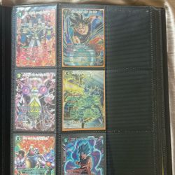 Dragon ball and pokémon card collection