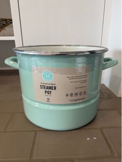 *Brand New* 16qt Martha Stewart Steamer Pot - Enamel on Steel