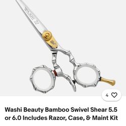 Washi Beauty & Gimars Shears + Comb Lot