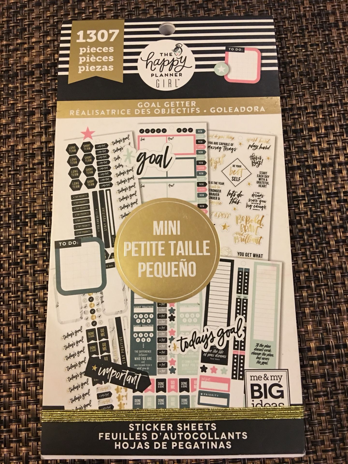 The Happy Planner Girl Goal Getter Mini Sticker Book