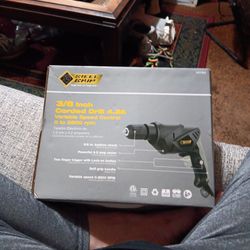 New 3/8 In Electric Drill 