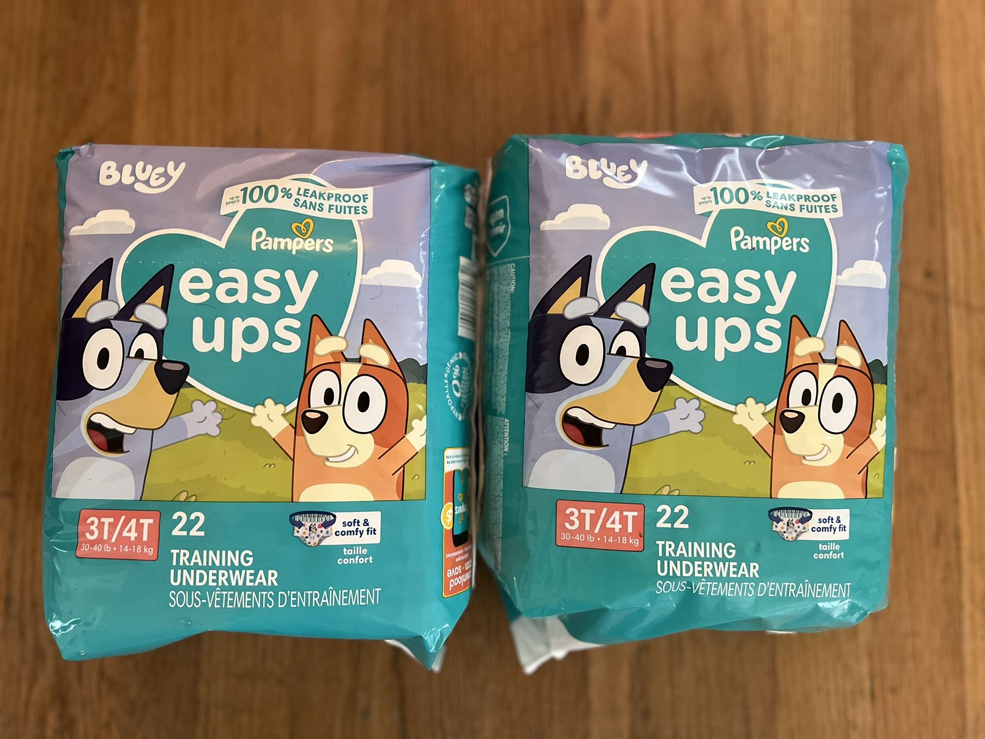 Pampers Bluey  Easy Up 3T-4T  Training Underpants 2x  22 Pack