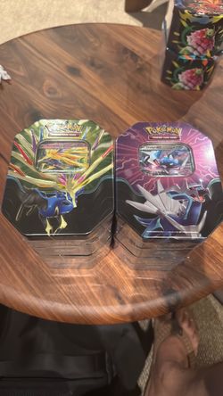 Azure Legends Tin Dialga Ex and Xernes Ex Tin Pokemon