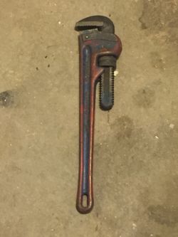 18” Ridgid pipe wrench