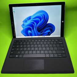 Microsoft Surface Pro 3 1631 Tablet i7-4650U 8GB 512GB Win 11 Pro" Keyboard