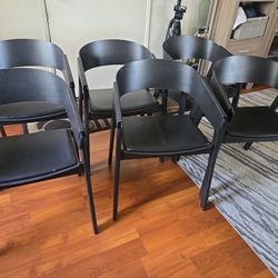 Wood Black Chair