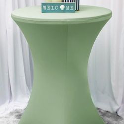 6 pack sage green cocktail  tablecloth  party wedding decorations