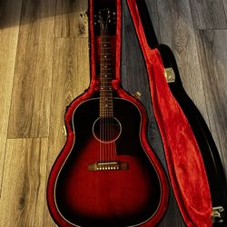 Slash J-45 Vermillion Burst Guitar (With Custom Case)