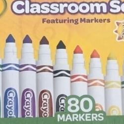Crayola Classroom Set Markers 80 Counts