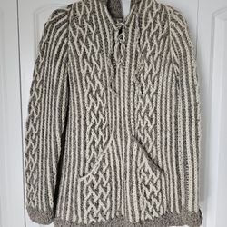 100% Mexican wool artisanal Hoodie 