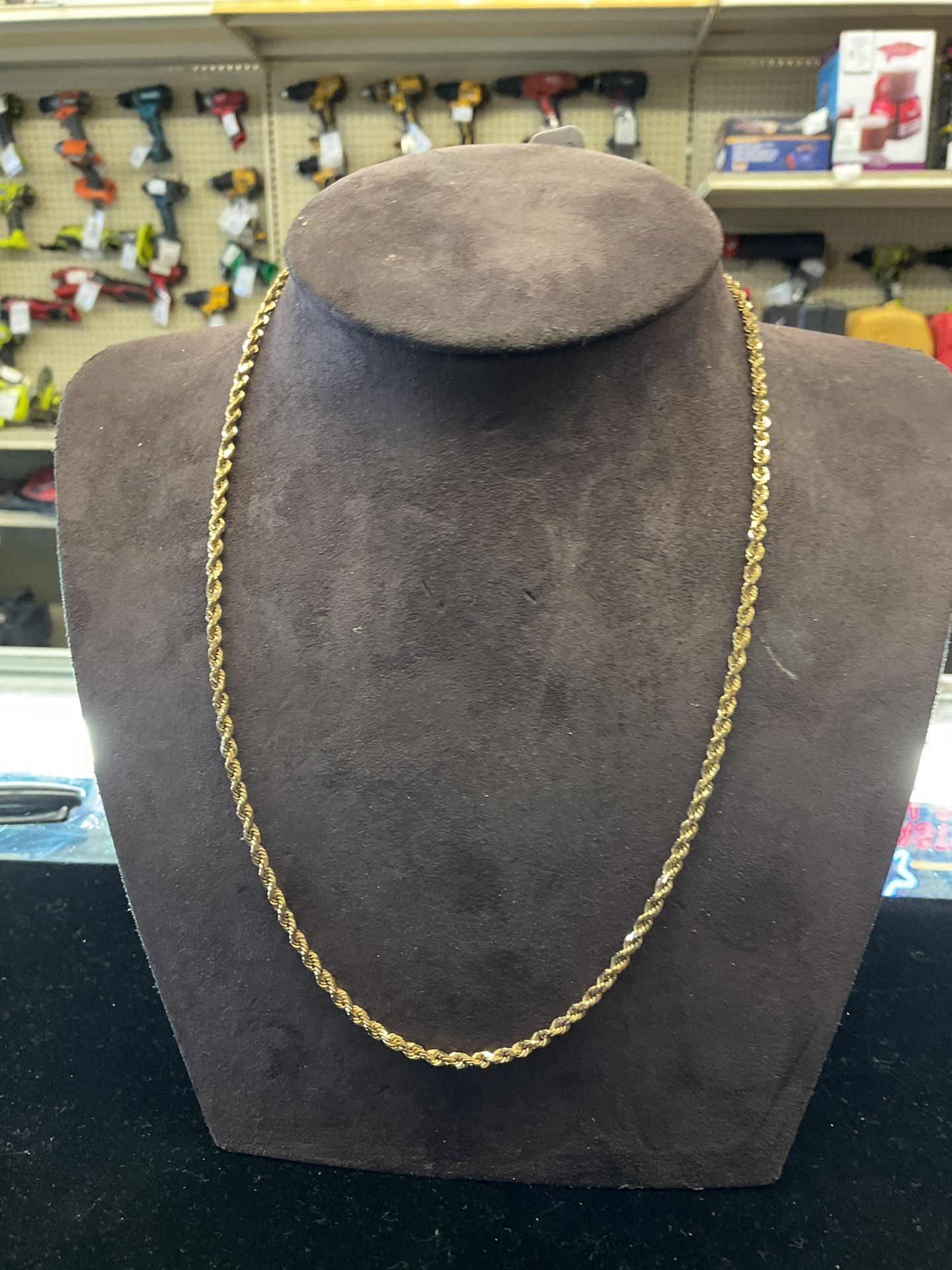 10KT Rope Chain I-1509