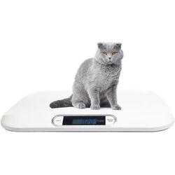 new Digital Electronic Display Portable Dog Cat Scale, Weighs Pet Food, Up to 44 Pounds 