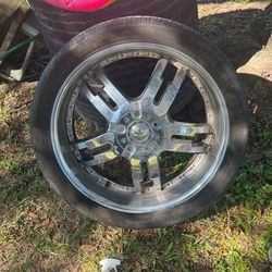 24in Starr Wheels For SUV Escalade