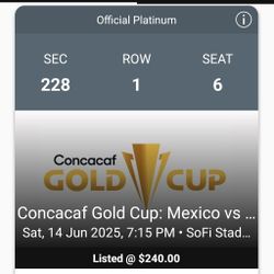 Concacaf Gold Cup Tickets