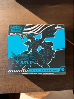 Pokemon TCG Black Bolt ETB Elite Trainer Box New Sealed