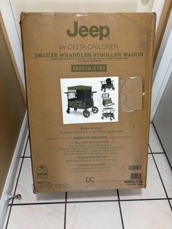 JEEP DULUXE WRANGLER STROLLER AND WAGON BRAND NEW