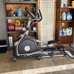 An Elliptical Workout Machine