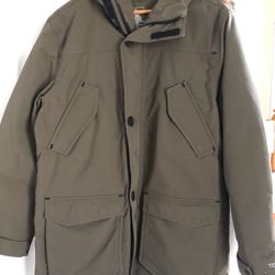 NEW LL Bean men’s M Medium Regular Maine Mountain Parka Kelp Green