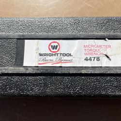 Wright Tool Torque Wrench 