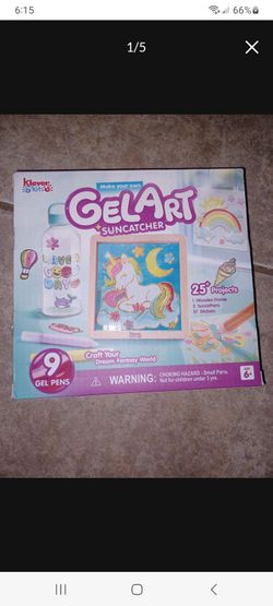 Klever Kits Gel Art Suncatcher Kit NEW