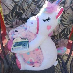 Plush Unicorn  Blanket Sef 
