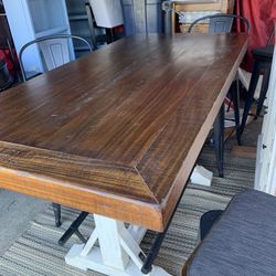 Conversation Kitchen Table With 4 Chairs And Buffet 