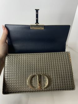 NEW Christian Dior 30 Montaigne flap bag gold micro cannage motif calfskin  Shoulder Bag / Crossbody for Sale in San Diego, CA - OfferUp