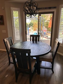 Jaxon Round Dining Table with 4 Chairs