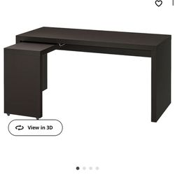 IKEA Desk With Pull out panel