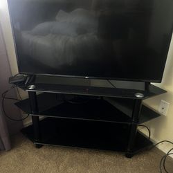 LG Flat Screen TV And TV Stand