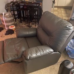 Leather Recliner 