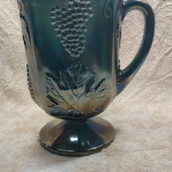 Vintage Carnival Glass Serving Pitcher