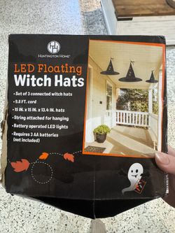 Led Floating Witch Hats New In Box
