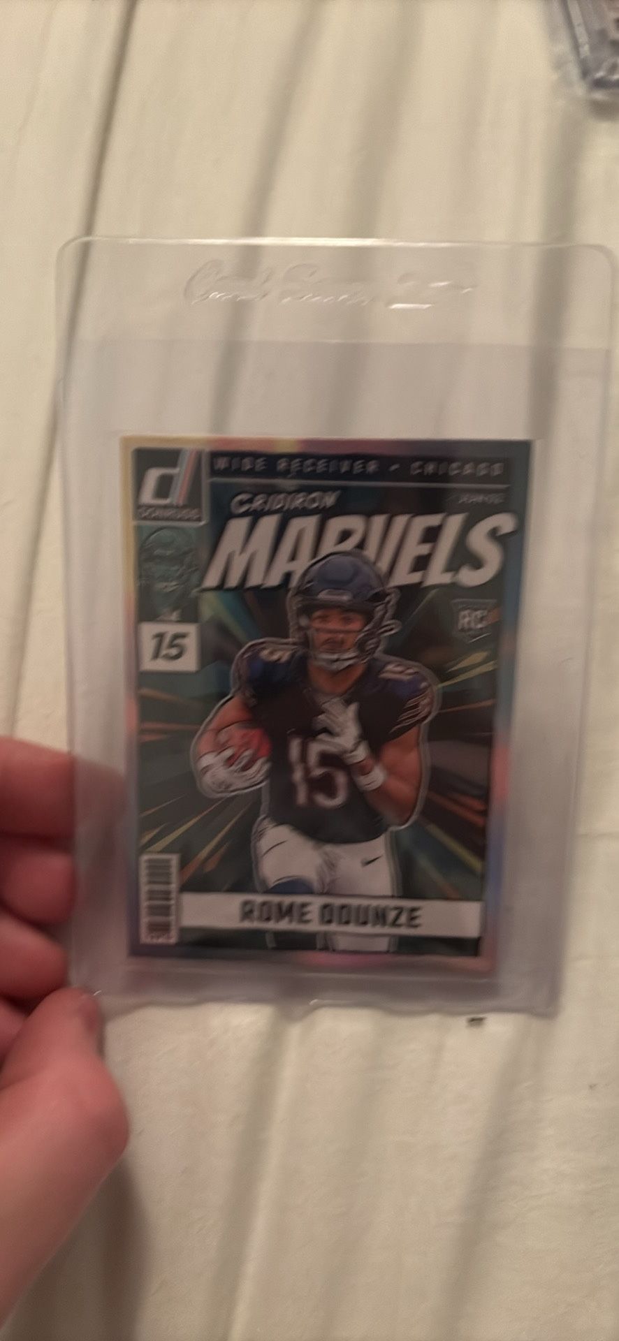Rome Odunze Marvels Card donruss