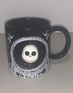 Disney Nightmare Before Christmas Spinning Jack Skellington Coffee 20oz Mug
