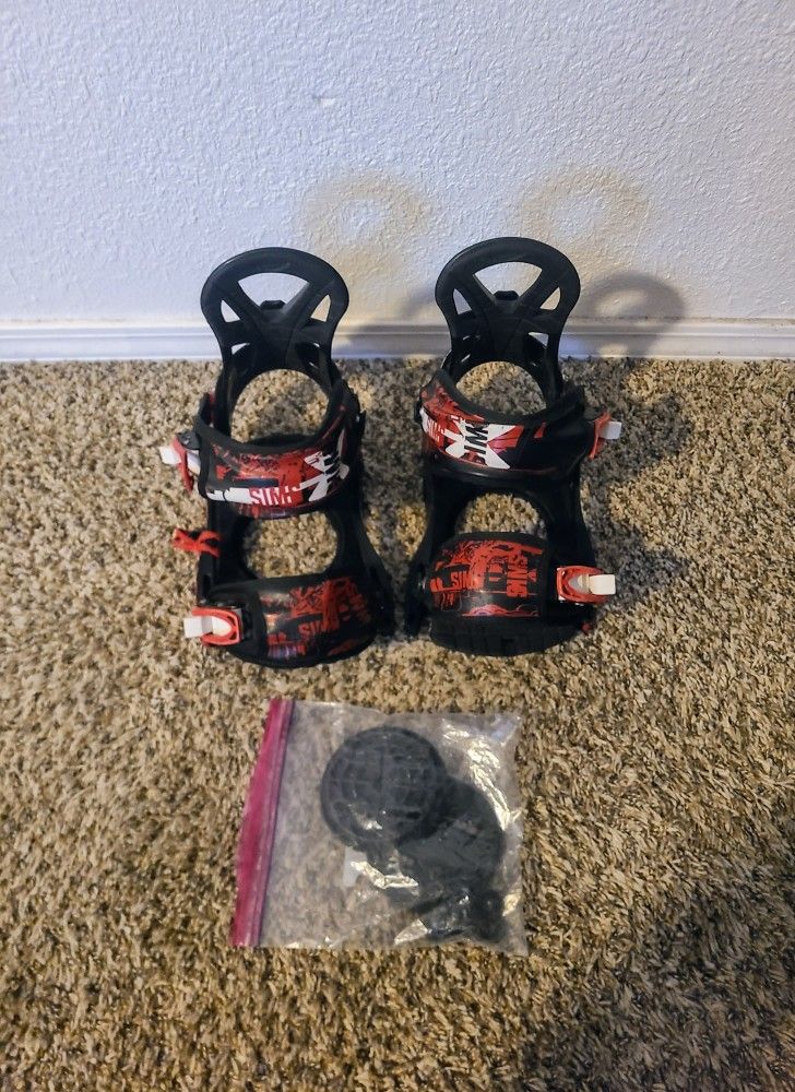 SIMS Snowboard Bindings sz L/M