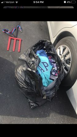 Large bag of kids clothes