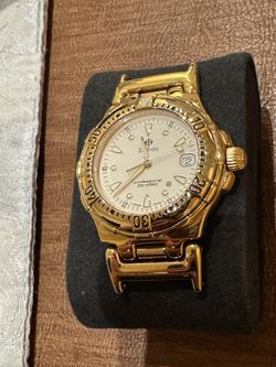 Vintage Zodiac Watch Swiss 200 Diver Watch Gold 32mm Pro